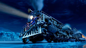 POLAR EXPRESS - The Polar Express is an inspiring adventure based on the beloved Caldecott Medal children's book by Chris Van Allsburg. The Academy Award-winning team of Tom Hanks and director Robert Zemeckis (Forrest Gump, Cast Away) reunite to tell the tale of a doubting young boy who takes an extraordinary train ride to the North Pole and embarks on a journey of self-discovery that shows him the wonder of life never fades for those who believe. "The Polar Express" airs on Freeform's 25 Days