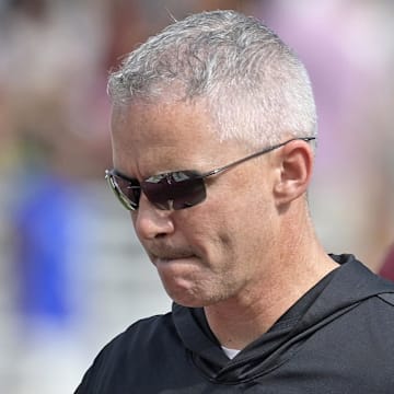 Oct 11, 2025; Tallahassee, Florida, USA; Florida State Seminoles head coach Mike Norvell after losing the game to the Pittsburgh Panthers at Doak S. Campbell Stadium. Mandatory Credit: Melina Myers-Imagn Images