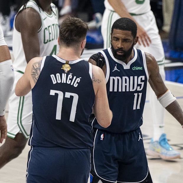 Kyrie Irving and Luka Doncic