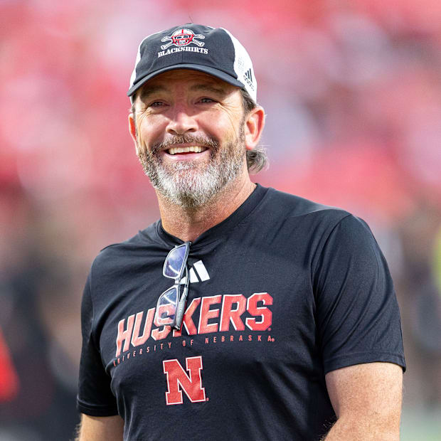 Nebraska defensive coordinator John Butler  before the 2025 Cincinnati game