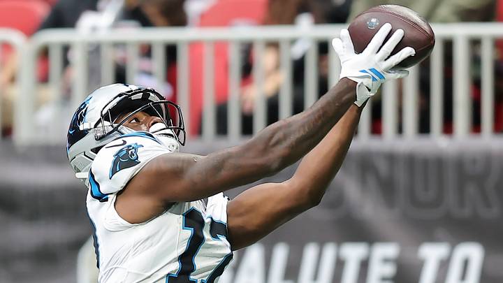 Carolina Panthers wide receiver Xavier Legette