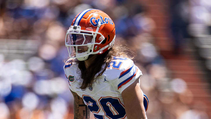 Florida Gators defensive back Asa Turner was in a non-contact jersey at Wednesday's practice.