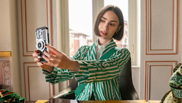 Emily In Paris. Lily Collins as Emily in Emily In Paris