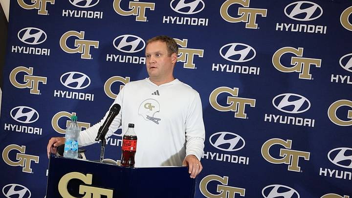 Everything From Georgia Tech WR Coach Trent McKnight After the Yellow Jackets' Wednesday Practice