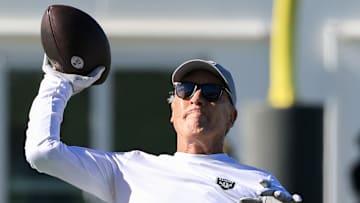 Pete Carroll at Las Vegas Raiders Training Camp