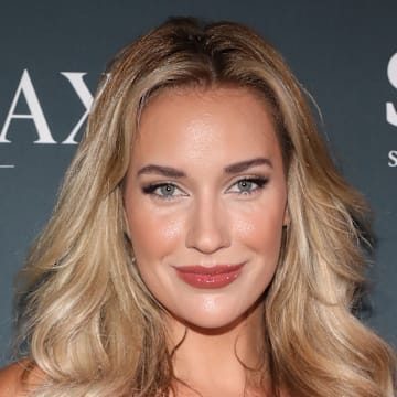 Paige Spiranac at the MAXIM Hot 100 Experience at Hyde Beach