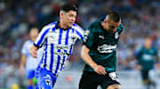 Gerardo Arteaga de Rayados y Roberto Alvarado de Chivas en el Torneo Clausura 2024