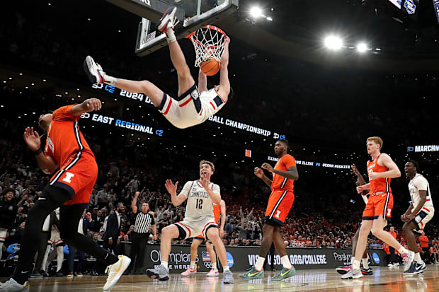 Like most Huskies, Karaban is not a one-and-done player. He returned to UConn after averaging 13.3 points per game.