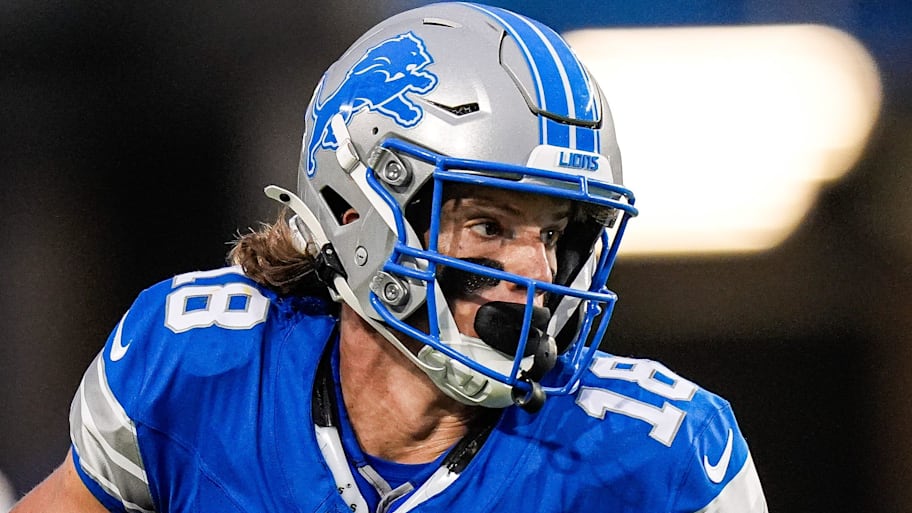 Detroit Lions wide receiver Isaac TeSlaa (18). | Junfu Han / USA TODAY NETWORK via Imagn Images