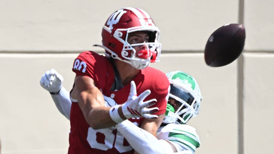 Indiana wide receiver Charlie Becker