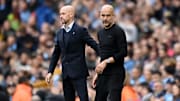 Pep Guardiola has praised Man Utd's progress under Erik ten Hag