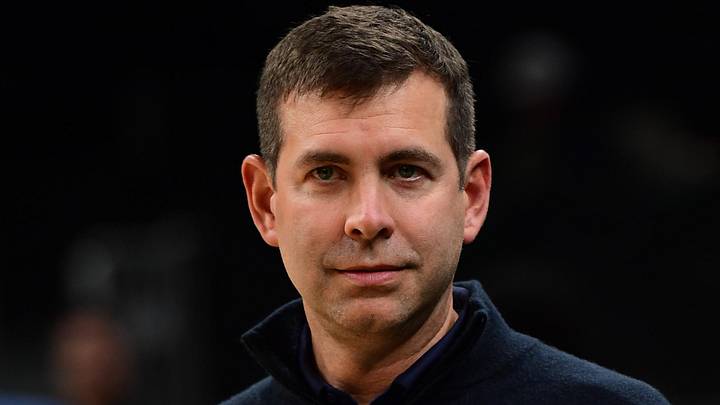 Nov 3, 2025; Boston, Massachusetts, USA; Boston Celtics director of basketball operations Brad Stevens seen prior to a game against the Utah Jazz at TD Garden. Mandatory Credit: Bob DeChiara-Imagn Images