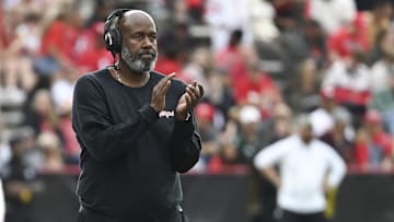 Maryland Terrapins head coach Mike Locksley