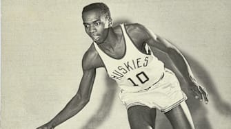 Dick Crews was the UW's first African American basketball player. 