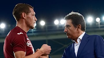 Andrea Belotti e Urbano Cairo