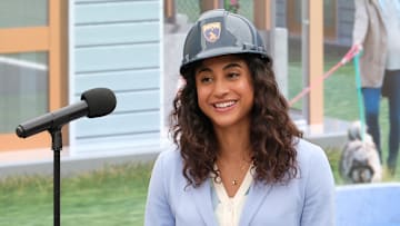 ANIMAL CONTROL: Vella Lovell in the ANIMAL CONTROL “Strays & Lovebirds" Season Four Finale episode airing Thursday, Mar. 13 (9:01-9:31 PM ET/PT) on FOX. © 2025 Fox Media LLC. CR: Bettina Strauss/FOX.