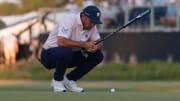 Bryson DeChambeau took the fewest putts in Round 3 at the U.S. Open.