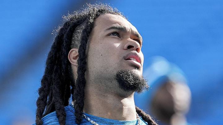 Carolina Panthers running back Jonathon Brooks 