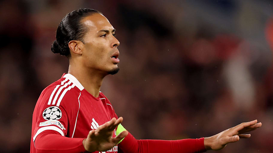 Virgil van Dijk preaching for calm.