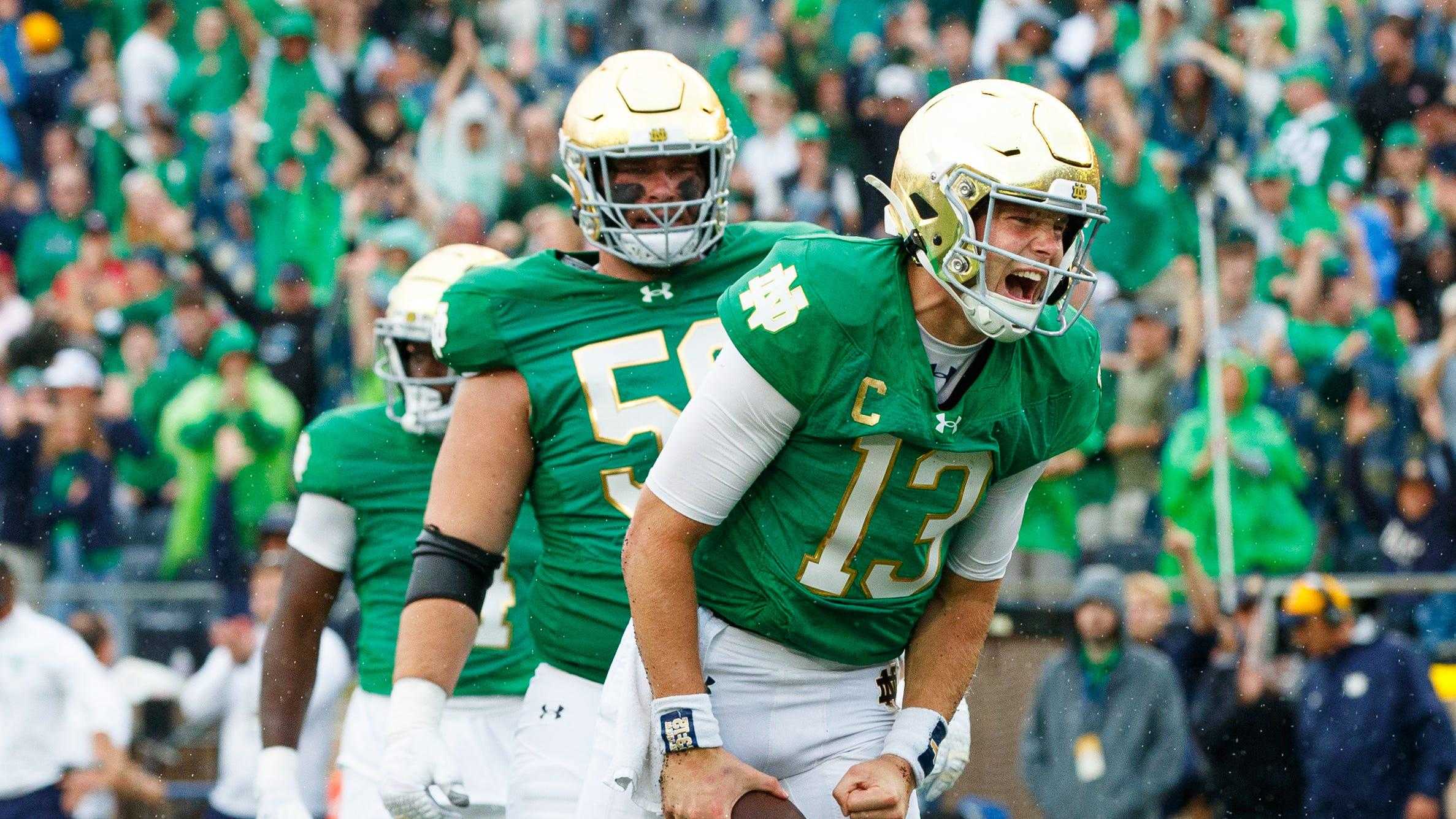 Notre dame jersey green best sale
