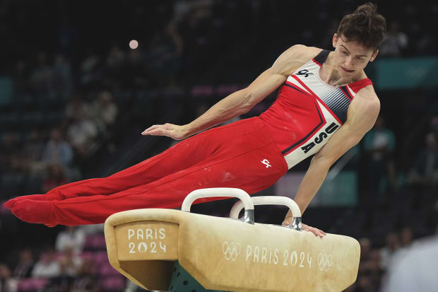 Stephen Nedoroscik helped the U.S. men’s gymnastics team win a bronze medal because of his expertise on the pommel horse.