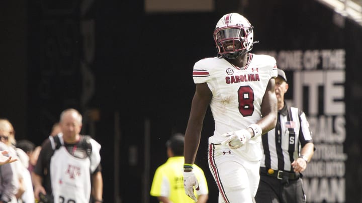 South Carolina football wide receiver Nyck Harbor