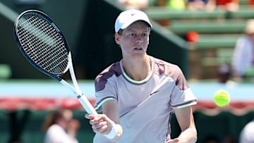 Jannik Sinner at the 2024 Kooyong Classic