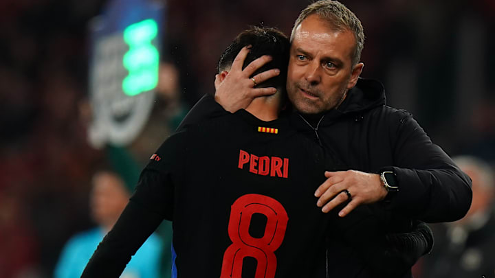 Hansi Flick et Pedri - FC Barcelone Hansi Flick et Pedri - FC Barcelone