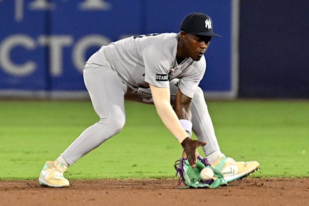 New York Yankees second baseman Jazz Chisholm Jr.