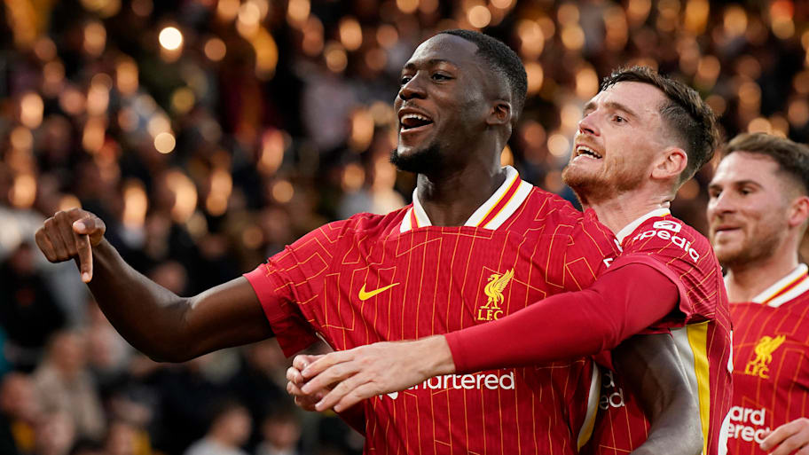 Ibrahima Konaté, Andy Robertson, Alexis Mac Allister