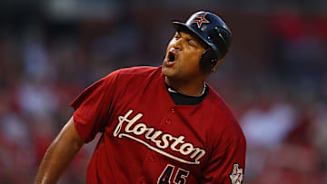 Houston Astros outfielder Carlos Lee