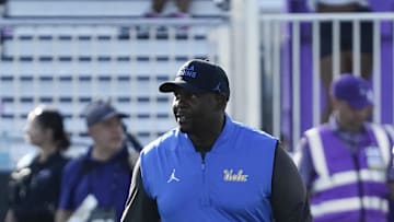 UCLA Bruins interim head coach Tim Skipper Mandatory Credit: David Banks-Imagn Images