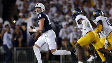 Penn State Nittany Lions quarterback Drew Allar (15)