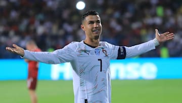 Cristiano Ronaldo lors du match de qualification pour la Coupe du monde 2026 contre l'Arménie