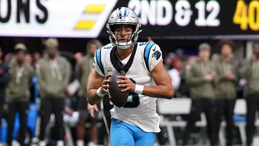 Carolina Panthers quarterback Bryce Young