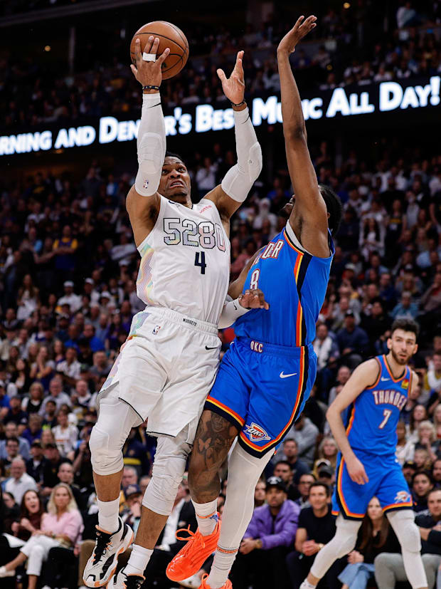 Denver Nuggets guard Russell Westbrook
