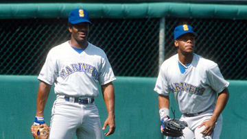 Ken Griffey y Ken Griffey Jr. jugaron juntos en los Mariners en 1990