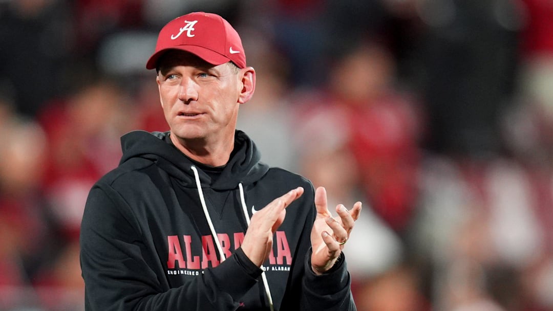 Alabama head football coach Kalen DeBoer Alabama head football coach Kalen DeBoer