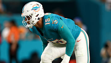 Miami Dolphins pass rusher Jaelan Phillips
