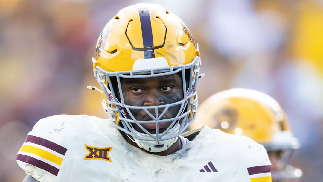 Arizona State Sun Devils offensive lineman Max Iheanachor