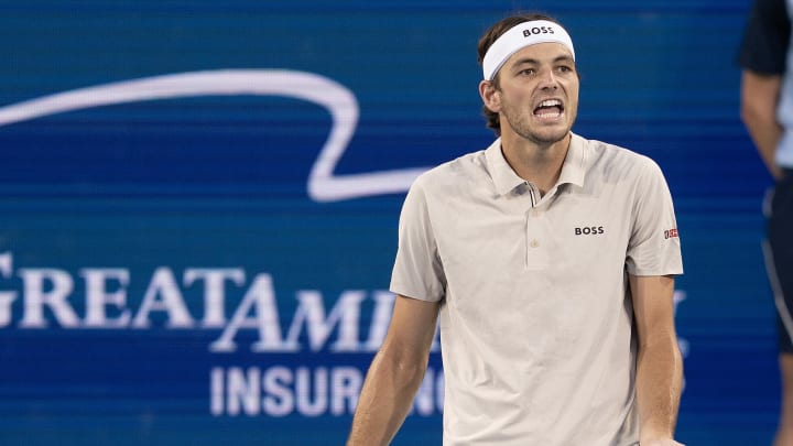 Taylor Fritz argued with an umpire at the Cincinnati Open.