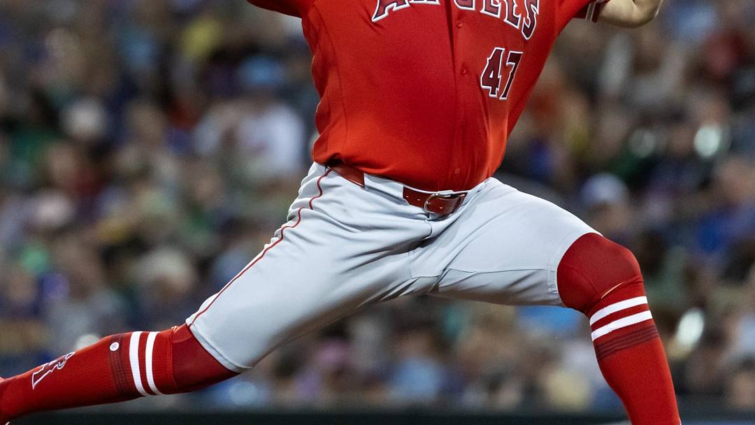 Los Angeles Angels pitcher Alek Manoah