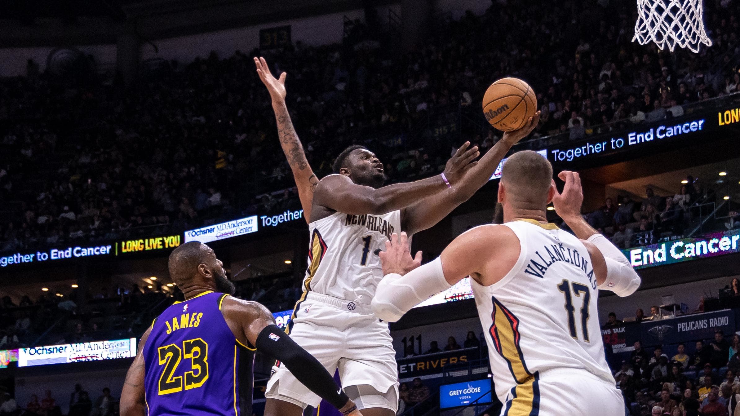 Zion scoring over LeBron