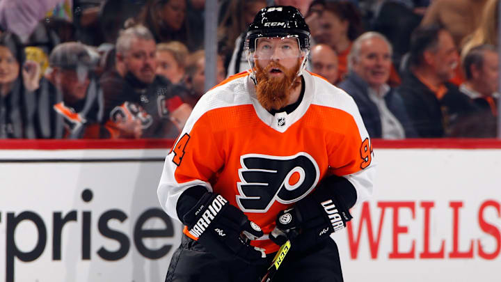 The Philadelphia Flyers dumped Ryan Ellis' contract on the San Jose Sharks on Sunday.