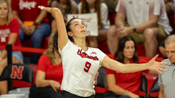 Nebraska opposite hitter Virginia Adriano's serve caused Michigan fits Wednesday night.