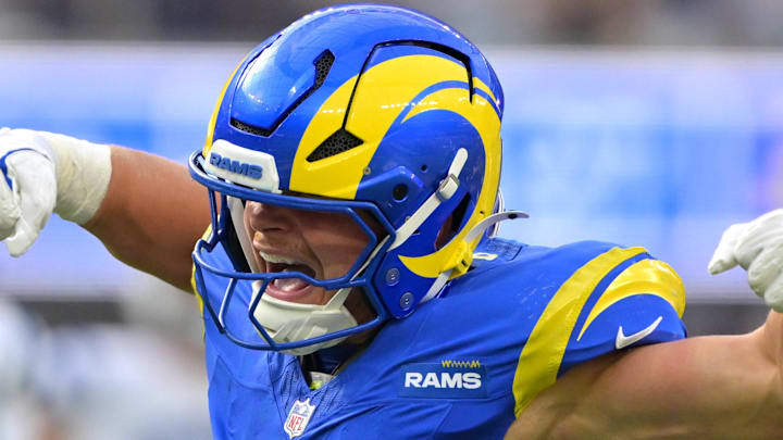 Los Angeles Rams linebacker Shaun Dolac (56). Mandatory Credit: Jayne Kamin-Oncea-Imagn Images