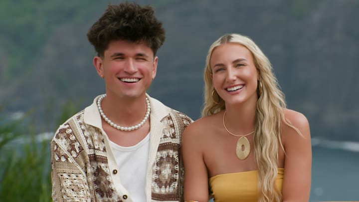 Temptation Island. (L to R) Jack Mason, Shyanne Blankenship in episode 201 of Temptation Island. Cr. Courtesy of Netflix © 2026