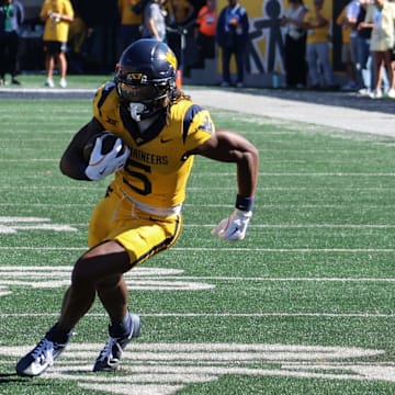 West Virginia University receiver Jaden Bray