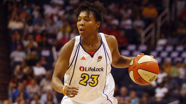 Oct 1, 2009; Phoenix, AZ, USA; Phoenix Mercury guard Cappie Pondexter (23) against the Indiana Fever in the first quarter at US Airways Center. Mandatory Credit: Rick Scuteri-Imagn Images Oct 1, 2009; Phoenix, AZ, USA; Phoenix Mercury guard Cappie Pondexter (23) against the Indiana Fever in the first quarter at US Airways Center. Mandatory Credit: Rick Scuteri-Imagn Images