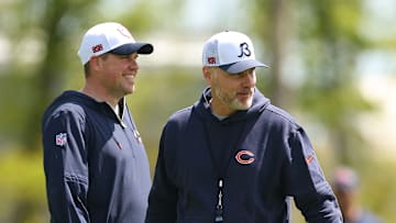 Shane Waldron and Matt Eberflus were all smiles in the offseason, but now they're both out of Chicago.
